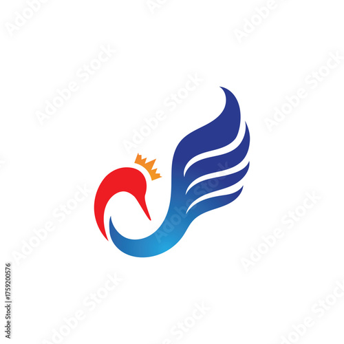 Swan logo Premium and symbol
