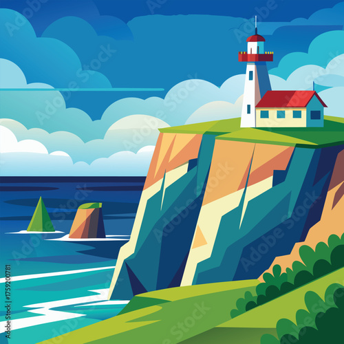 lighthouse on the coast