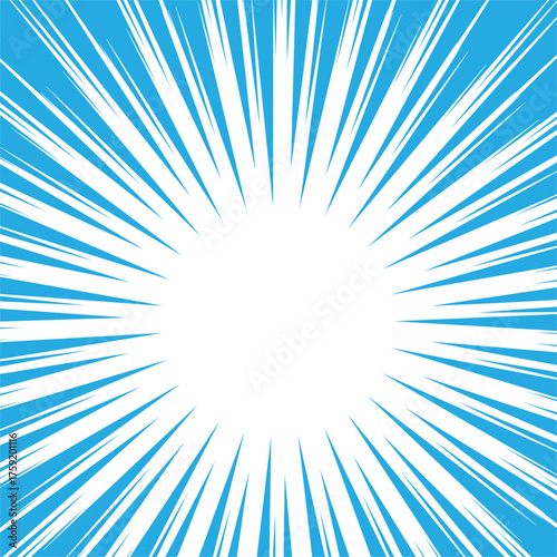 Speed Lines Comic Book Design Element Vector