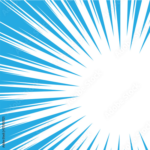 Speed Lines Comic Book Design Element Vector