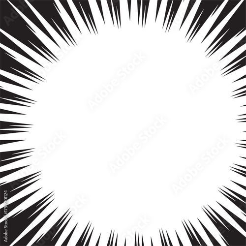 Speed Lines Comic Book Design Element Vector