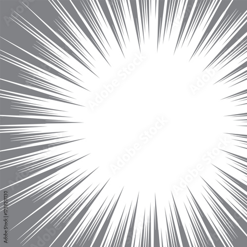 Speed Lines Comic Book Design Element Vector