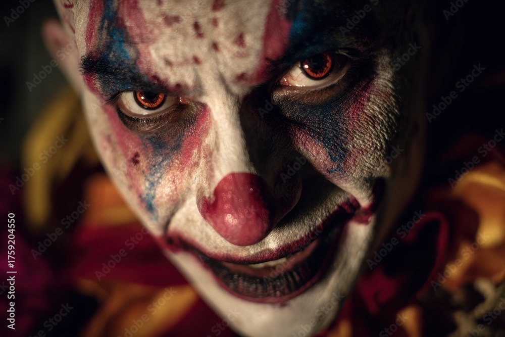Obraz premium Frightening wicked jester