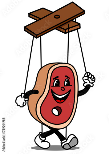 Meat puppet, metaphor of the human being