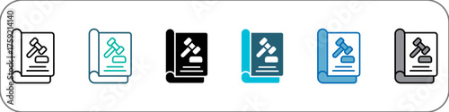 Regulation Icon Single Pack Illustration