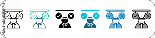 Fairness Icon Single Pack Illustration
