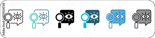 Transparency Icon Single Pack Illustration