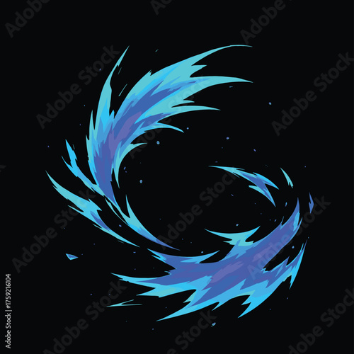 blast circular blazing flame fire eksplosion vector, fire eksplosion anime effect