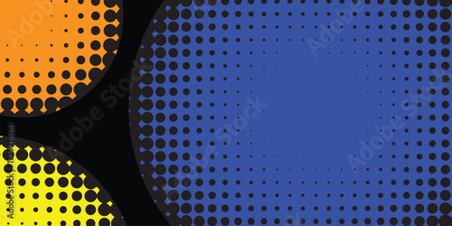 Abstract halftone pattern background with colorful circles a vector design for modern graphic elements ideal for posters and presentations