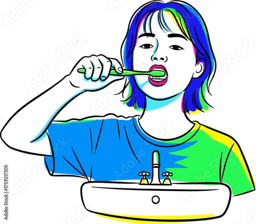 clean canvas daily habits illustrated with bold, vivid strokes