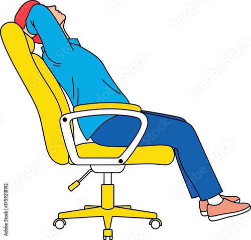 complete workday disconnect embracing profound relaxation, finding calm in the moment