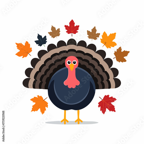 vector illustration of turkey