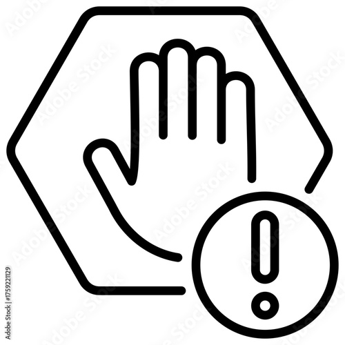 Restriction Outline Icon