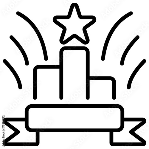 Competition Outline Icon