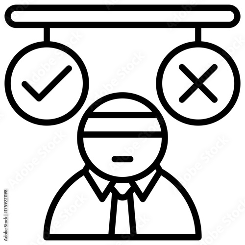 Fairness Outline Icon