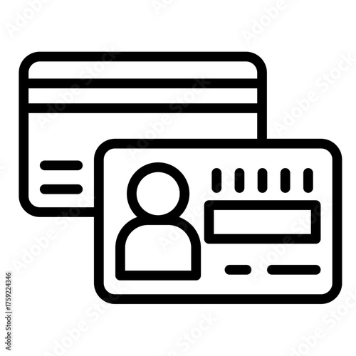 Payment Card  Icon Element For Design
