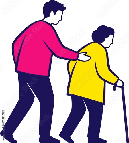 steadying journey compassionate assistance, nurturing dignity and intergenerational bonds daily
