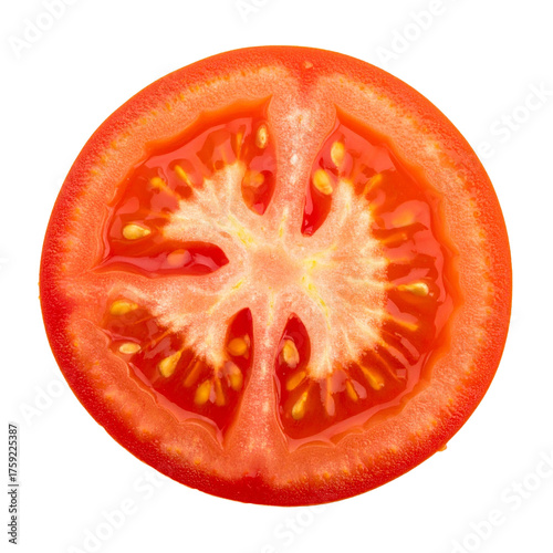 Wallpaper Mural Vibrant Tomato Slice  Torontodigital.ca