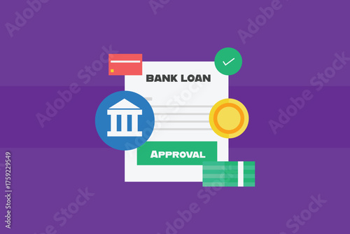 Bank loan application and approval for business and personal use, with funds disbursed directly to the applicant
