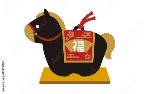 午の土鈴　干支の置物