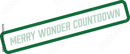 Merry Wonder Countdown for festive holiday season anticipation and special events