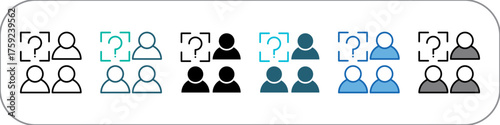 Identity Icon Pack Multistyle Illustration