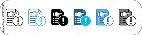 Order Icon Pack Multistyle Illustration