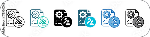 Regulator Icon Pack Multistyle Illustration