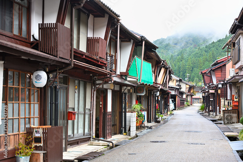 郡上八幡　中柳町の町並み