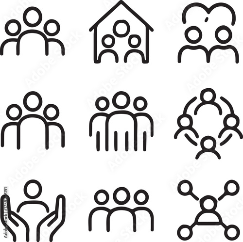 set of icons for web
set of icons for sewing
social network icons 
set of icons for web design