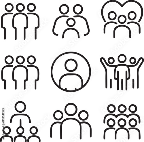 set of icons for web
set of icons for sewing
social network icons 
set of icons for web design