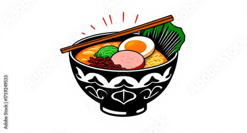 japanese Ramen vector