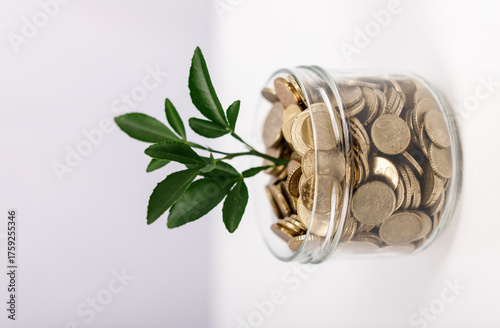 Conceptual image of money g...