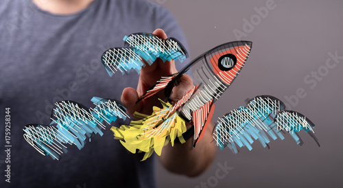 Creative illustration of a ...