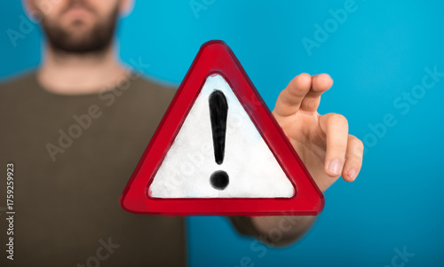 Stock photo of a man presen...