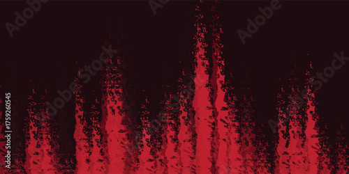 Brush stroke vector. Grunge design element. Dirty texture banner. Painted rectangles and long strokes.