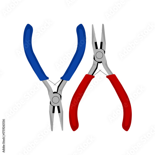 pliers isolated on white