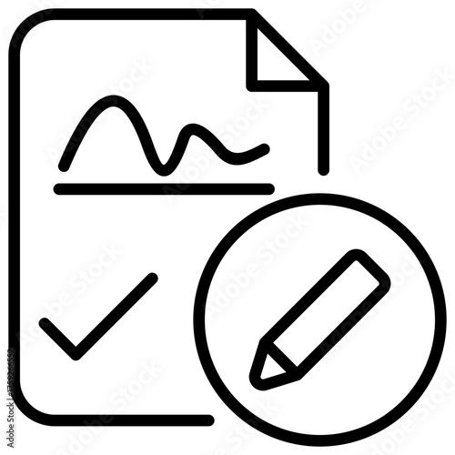 Signature Outline Icon