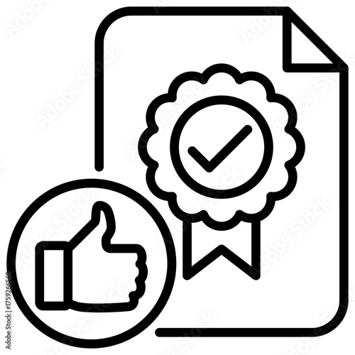 Confirmation Outline Icon
