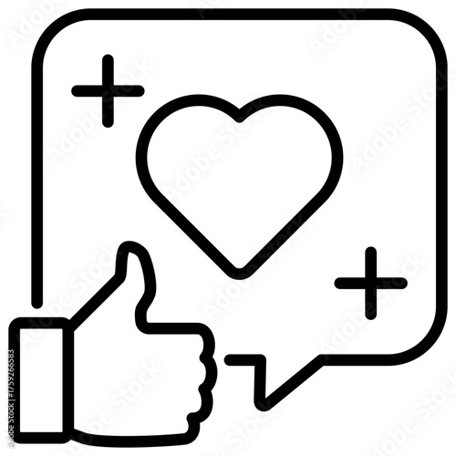 Endorsement Outline Icon