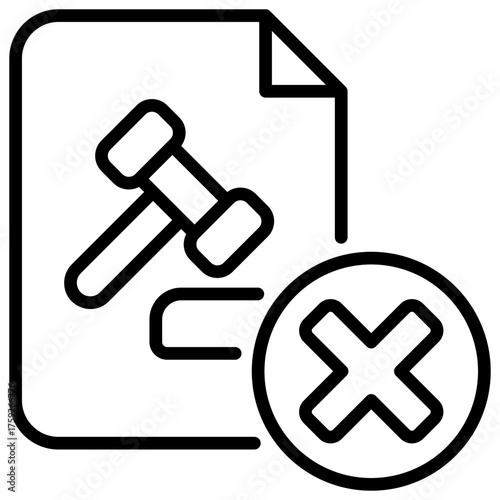 Waiver Outline Icon
