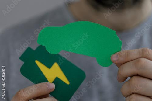 Concept image of a green el...