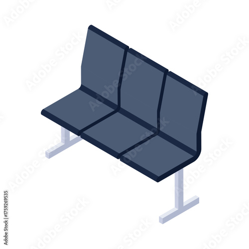 Court Bench Vector icon which can easily modify or edit