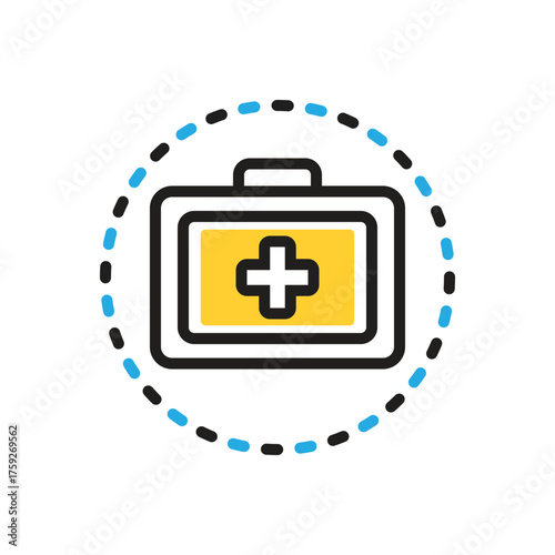 Multi color icon for treatment