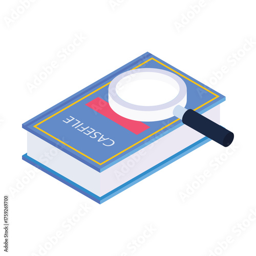  Law Book Vector icon which can easily modify or edit