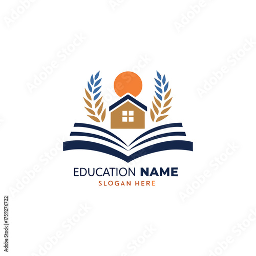 Modern education vector logo ideas symbolizing learning, innovation, and knowledge. Perfect for schools, universities, online courses, coaching centres, or educational