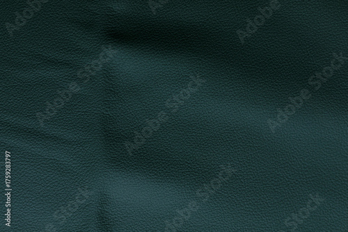 Dark green leather texture ...