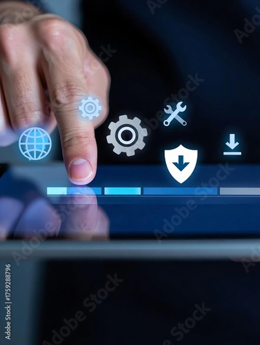 Digital transformation technology strategy, IoT, internet of things. transformation of ideas and the adoption of technology in business in the digital age, enhancing global business capabilities. Ai.