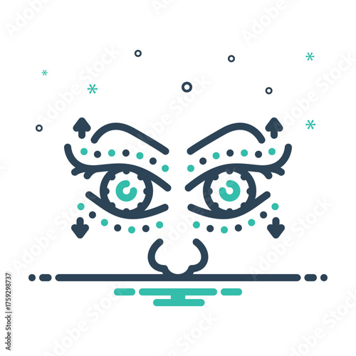 Mix icon for eyelid care