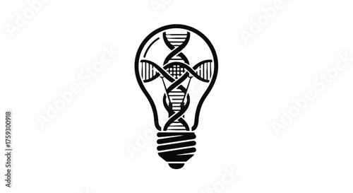 Illuminating idea of genetic discovery and innovation within a light bulb